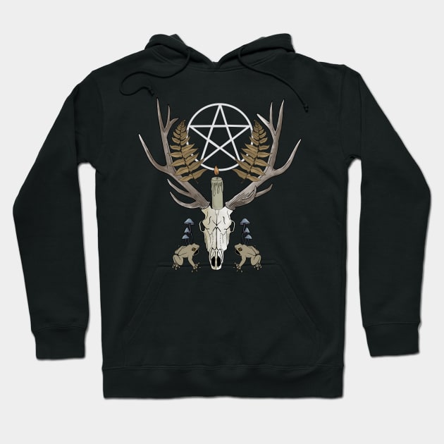 The Deer Skull Hoodie by emanuelacarratoni